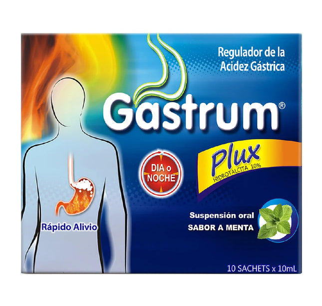 Gastrum Plus Menta 10 Ml 10 Sbs