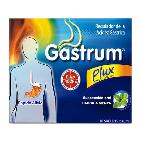 Gastrum Plus Menta 10 Ml 10 Sbs