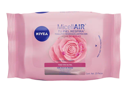 Toallitas Desmaquillantes Micelar Nivea Facial Rosas
