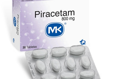 Piracetam 800 Mg 30 Tabletas Mk