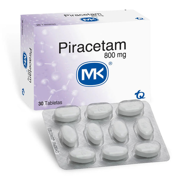 Piracetam 800 Mg 30 Tabletas Mk