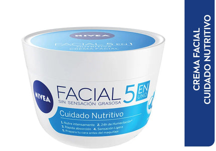 Crema Nivea Cuidado Facial Nutritivo 100 Ml
