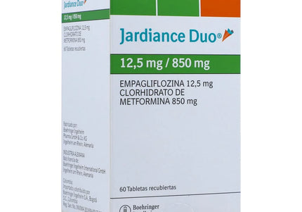 Jardiance Duo 12.5/850Mg 60 Tabletas