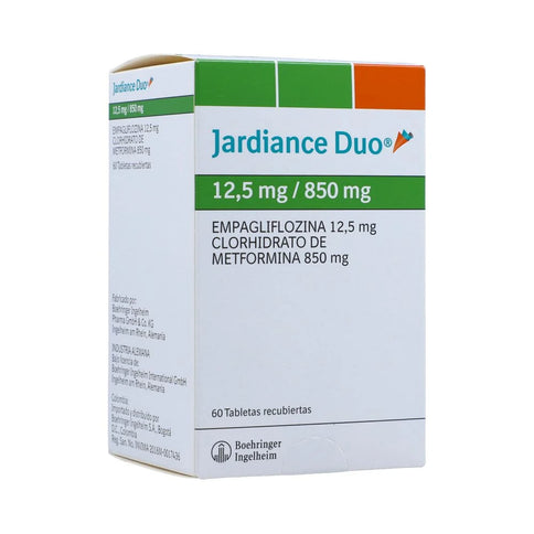 Jardiance Duo 12.5/850Mg 60 Tabletas