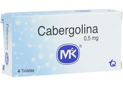 Cabergolina 0 5 Mg 4 Tabletas Mkp37933