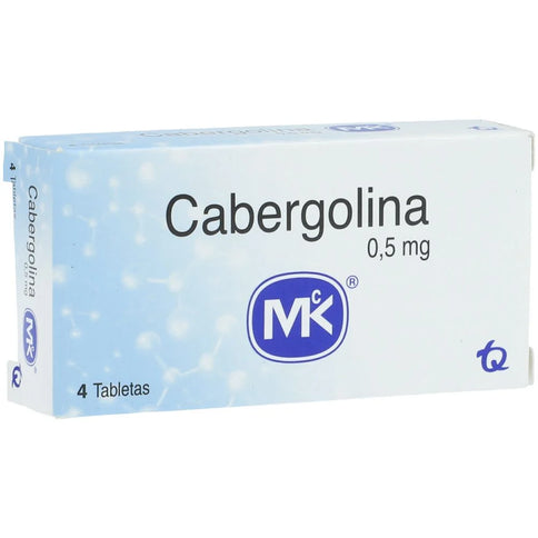 Cabergolina 0 5 Mg 4 Tabletas Mkp37933