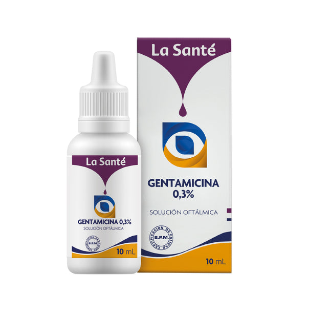 Gentamicina 0.3% Oftalmica 10 Ml LS