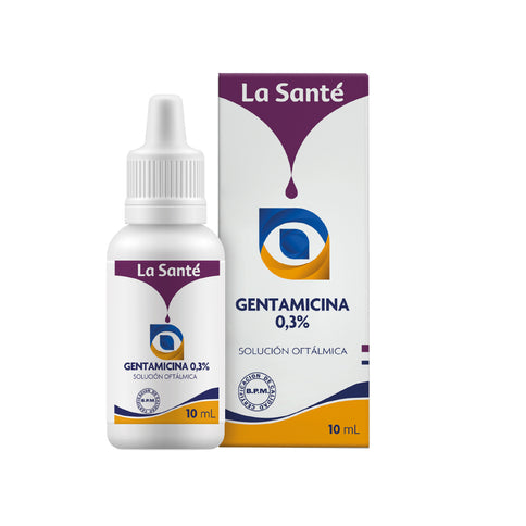 Gentamicina 0.3% Oftalmica 10 Ml LS