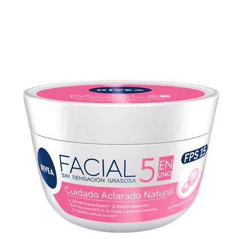 Crema Nivea Facial Cuidado To.Nat.200 Ml