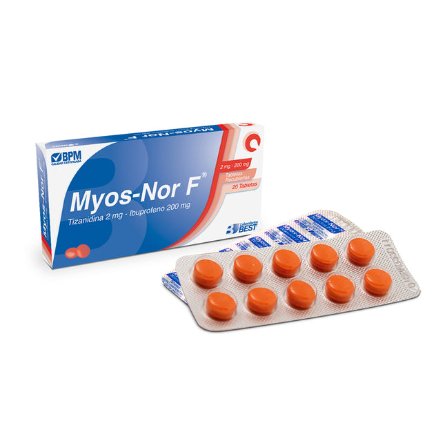 Myos-Nor F 2 Miligramos 20 Tabletas