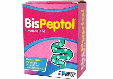 Bispeptol 3 Gramos 9 Sobres