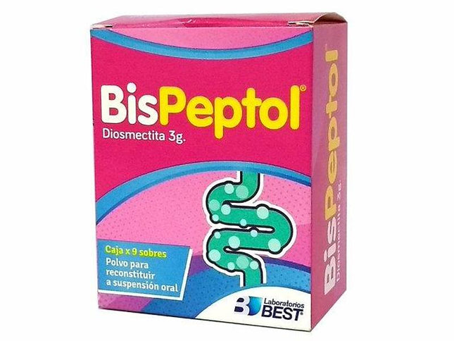 Bispeptol 3 Gramos 9 Sobres