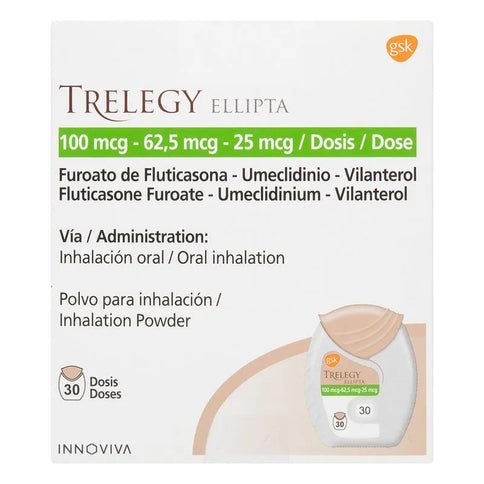 Trelegy Ellipta 100/62.5/25Mg 30 Dosis