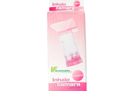 Inhalo Camara Pediatrica Rosada Inverfar