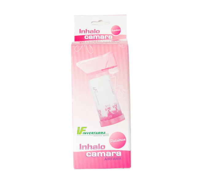 Inhalo Camara Pediatrica Rosada Inverfar