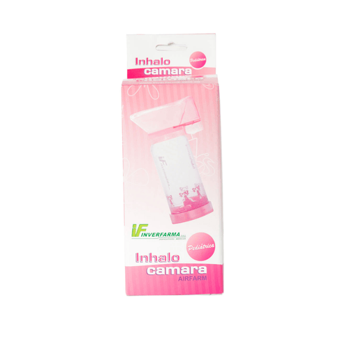 Inhalo Camara Pediatrica Rosada Inverfar