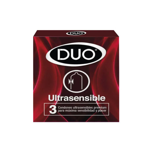 Preservativo Duo Ultrasensible 3 Und S.O