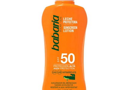Protector Solar Babaria Aloe Spf50 200 Ml