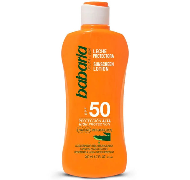 Protector Solar Babaria Aloe Spf50 200 Ml