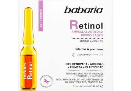 Ampolla Retinol Procollagen Babaria 2Ml 5 Unidades