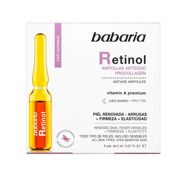 Ampolla Retinol Procollagen Babaria 2Ml 5 Unidades