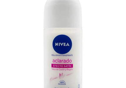 Desodorante Nivea Roll On Aclarado Efecto Satin 50 Ml