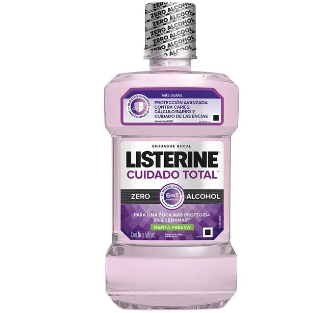 Listerine Cuidado Total Zero 500 Ml