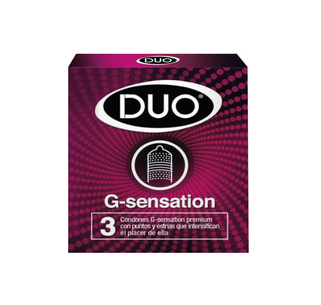 Preservativo Duo G Sensation 3 Und