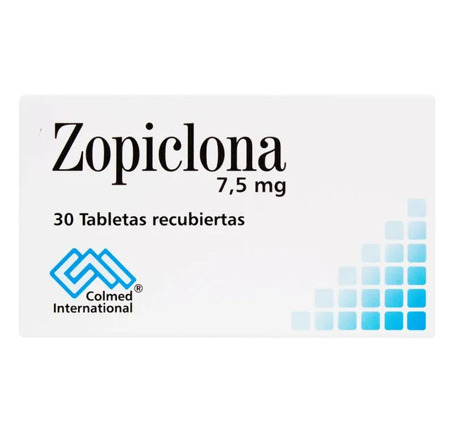 Zopiclona 7.5 Mg 30 Tabletas