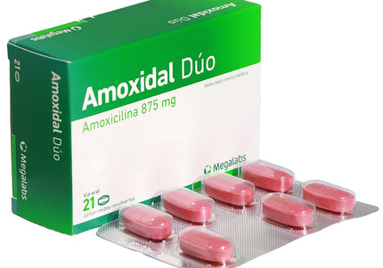 Amoxidal Duo 875 Mg 21 Comprimido