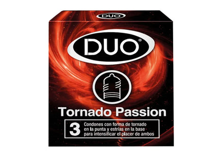 Preservativo Duo Tornado Passion 3 Und