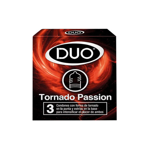Preservativo Duo Tornado Passion 3 Und