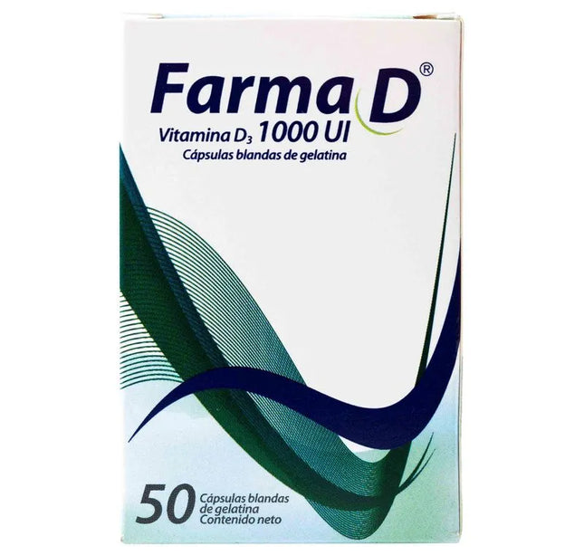 Farma D Vitamina D3 1000Ui 50 Capsulas