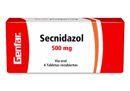 Secnidazol 500 Mg 4 Tabletas Gf