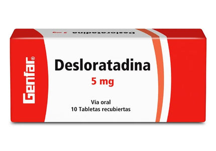 Desloratadina 5 Mg 10 Tabletas Gf