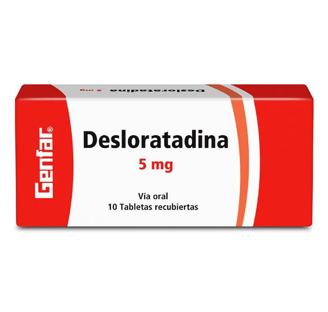 Desloratadina 5 Mg 10 Tabletas Gf
