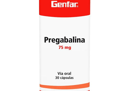 Pregabalina 75 Mg 30 Cap.Gf