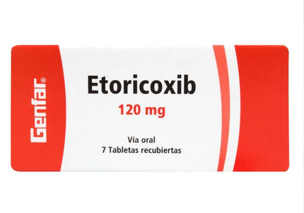 Etoricoxib 120 Mg 7 Tbs Gf