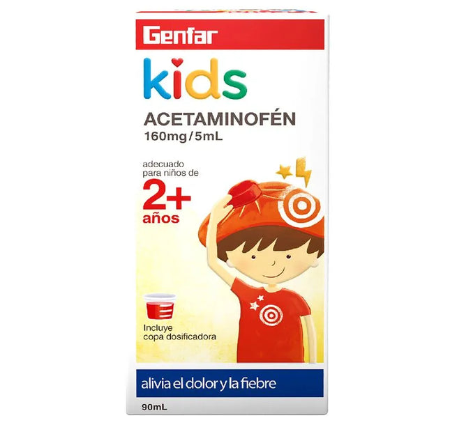 Acetaminofen Kids 160 Mg 90 Ml Gf