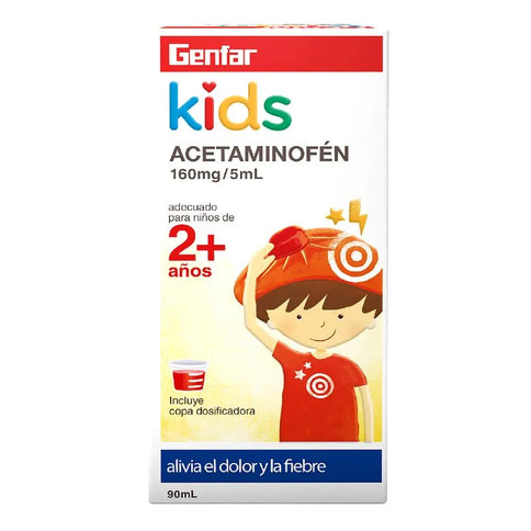 Acetaminofen Kids 160 Mg 90 Ml Gf