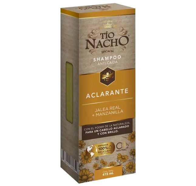 Champoo Tio Nacho Aclarante Jalea Real Manchas 415Ml