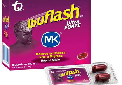 Ibuflash Ultra Forte 18 Capsulas