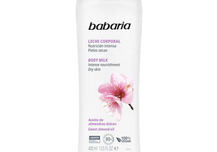 Crema Babaria Body Milk Almendras 400 Ml