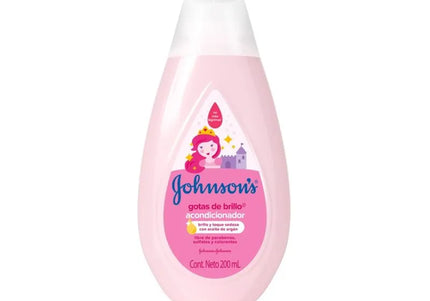 Acondicionador Johnsons Baby 200 Ml Gotas De Brillo