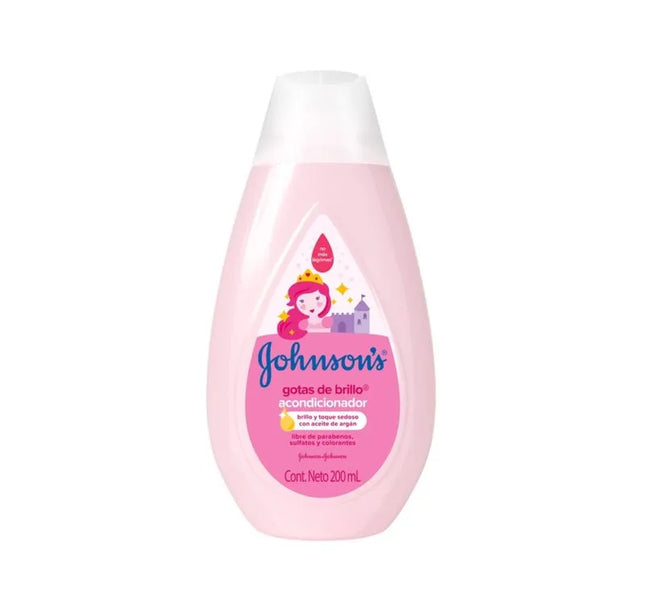 Acondicionador Johnsons Baby 200 Ml Gotas De Brillo