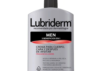 Lubriderm Men 3-1 Con Fragancia 400 Ml