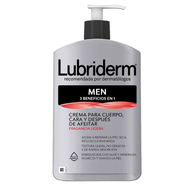 Lubriderm Men 3-1 Con Fragancia 400 Ml