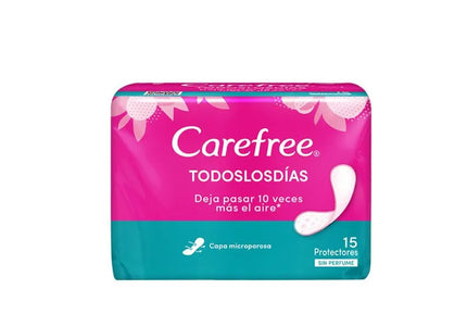 Protector Carefree Todos Los Días 15 Unidades