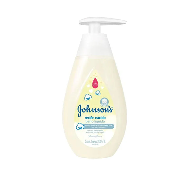 Baño Liquido Johnsons Baby Recién Nacido 200 Ml