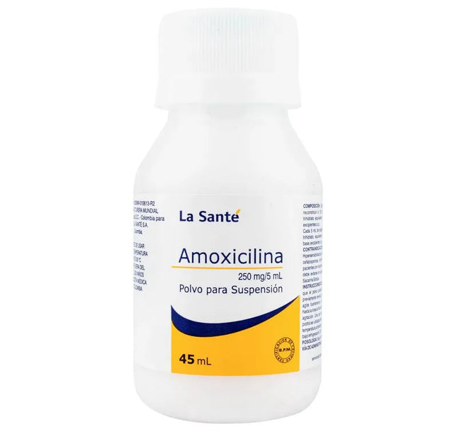Amoxicilina 250 Mg Suspensión 45 Ml LS
